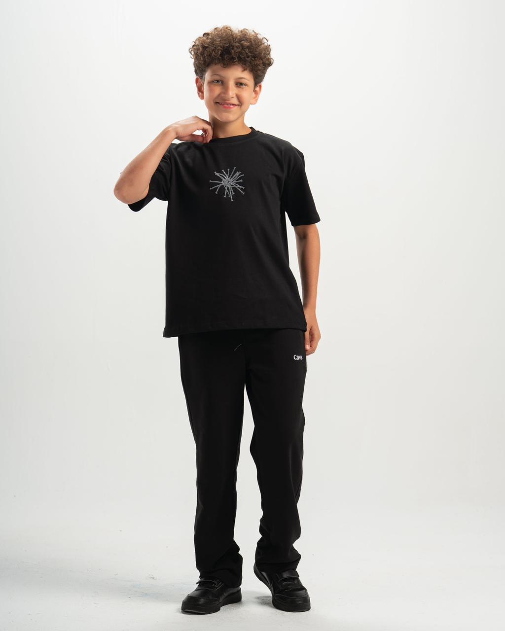 Spikes kids Black T-shirt
