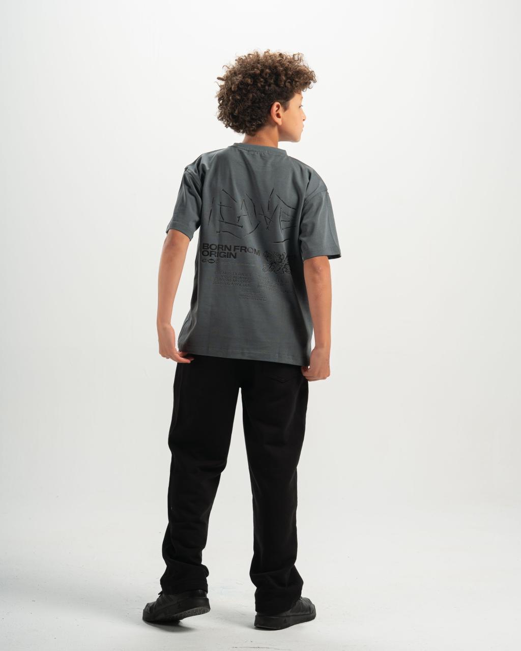 Spikes kids grey T-shirt