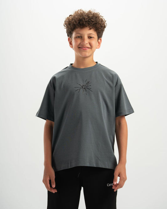Spikes kids grey T-shirt