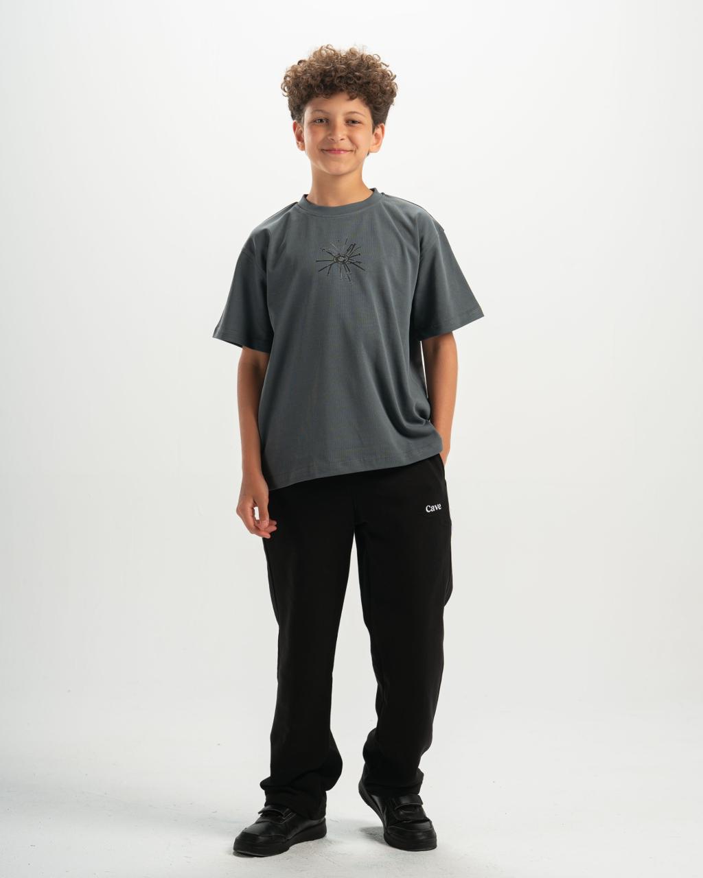 Spikes kids grey T-shirt