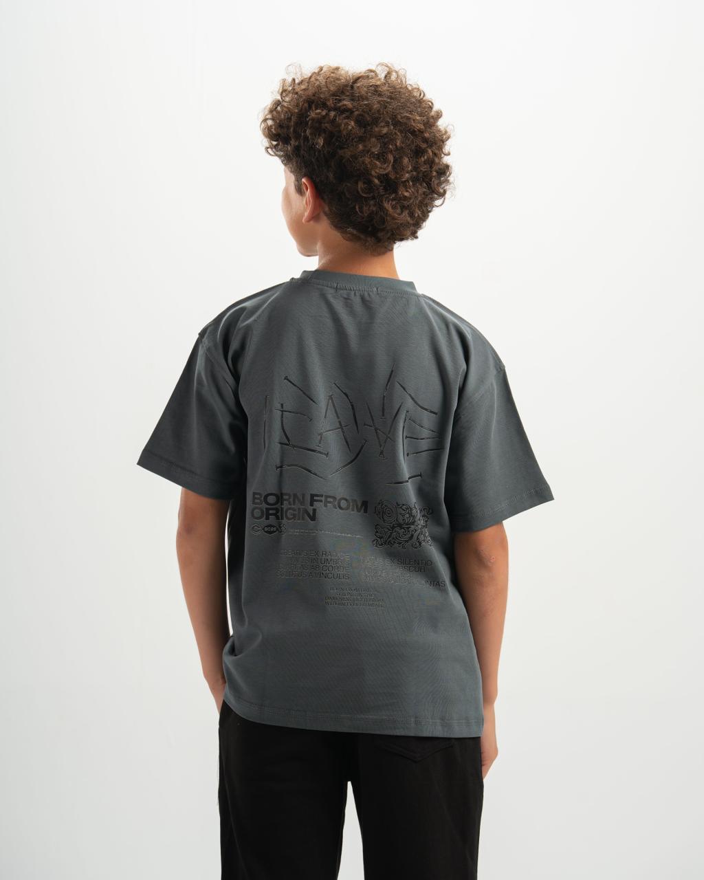 Spikes kids grey T-shirt