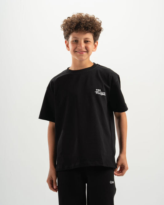 Elegance kids black T-shirt