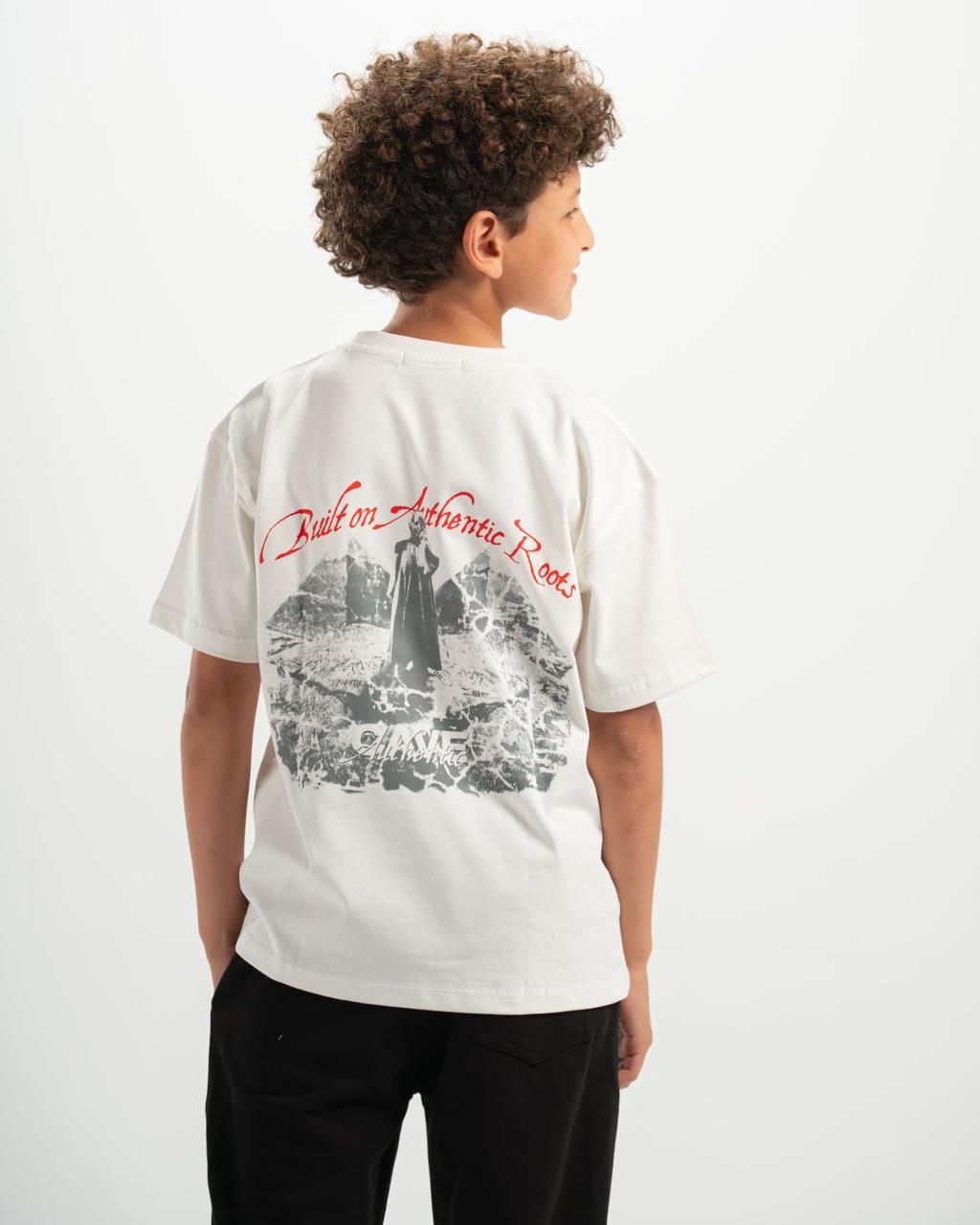 authentic kids white T-shirt
