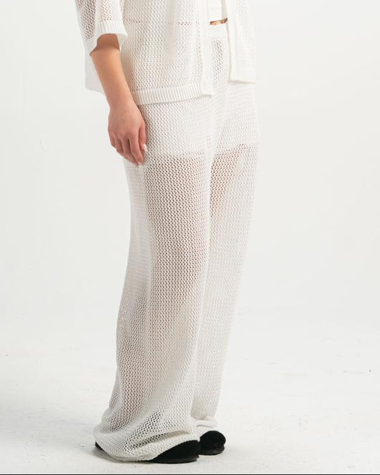 Knitted summer pants