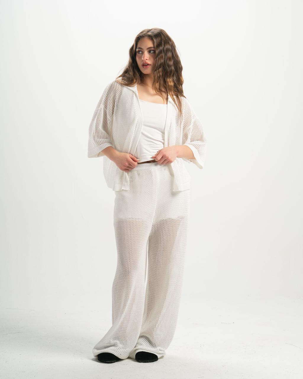 Knitted summer pants