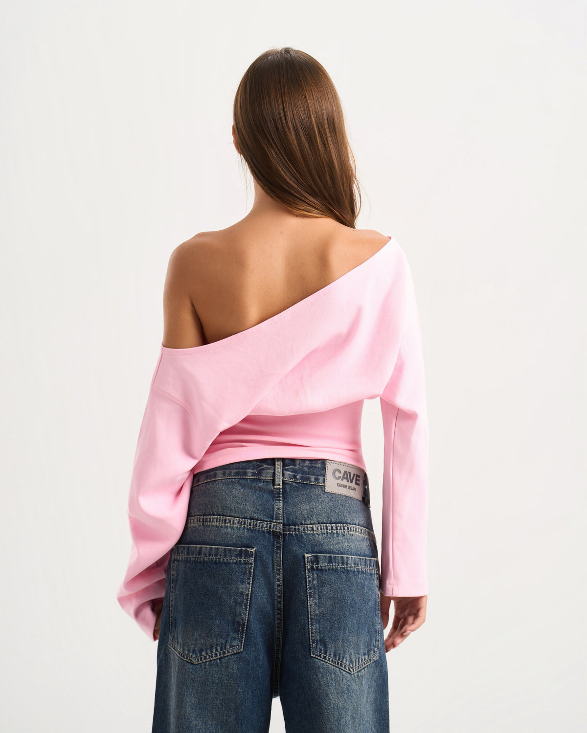 Cave Pink Off Shoulder Top
