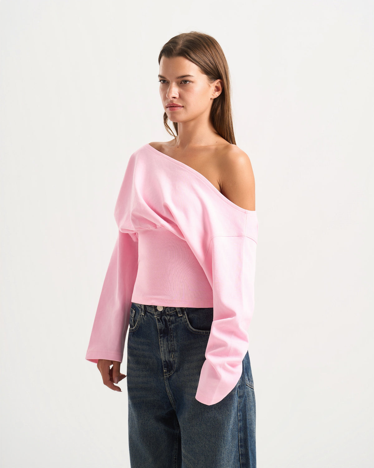 Cave Pink Off Shoulder Top