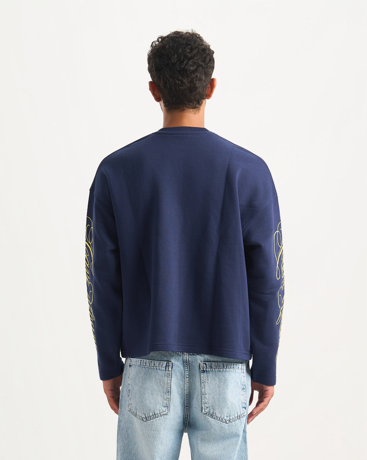 Cave`s Navyblue Crewneck