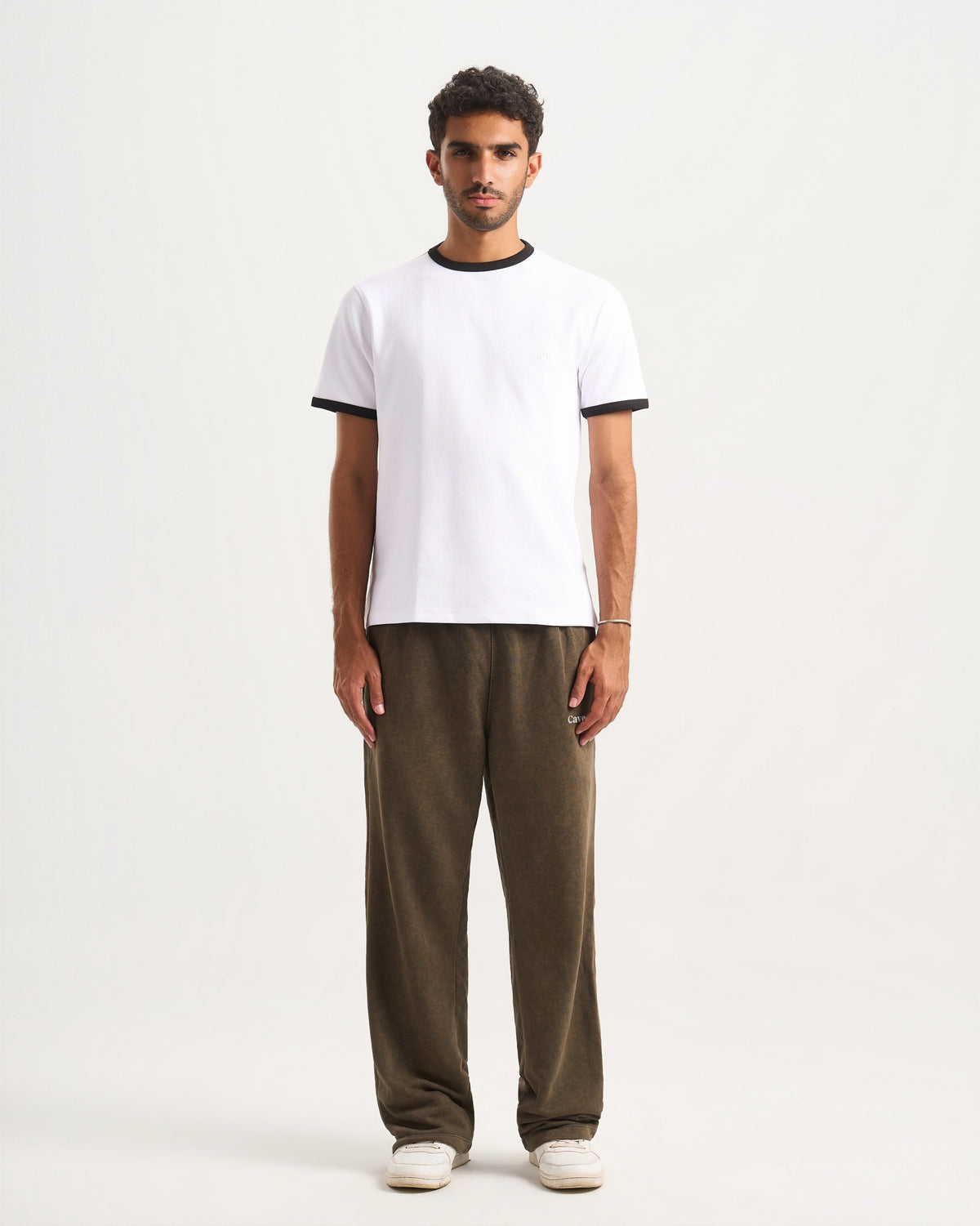 Brown washed sweatpants