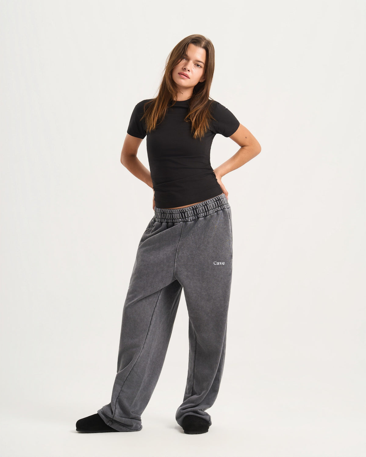 Light grey washed pants