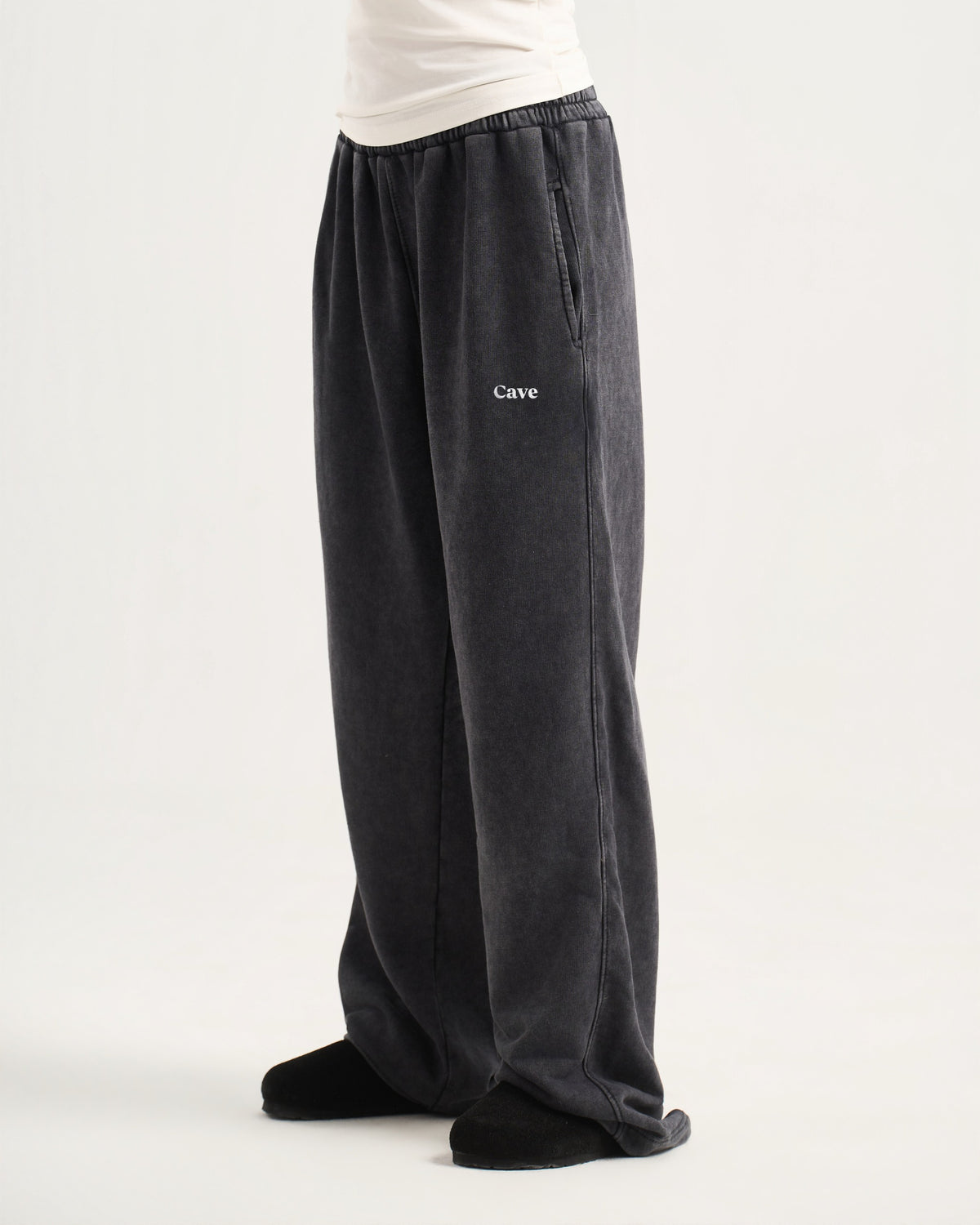 Grey washed sweatpants