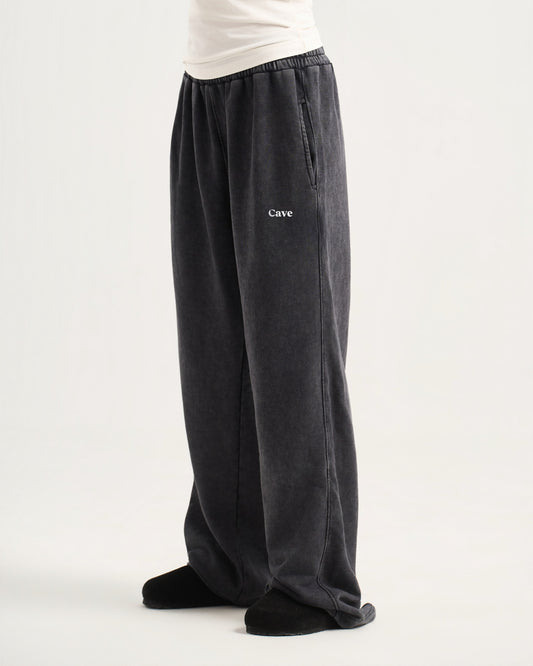 Grey washed sweatpants