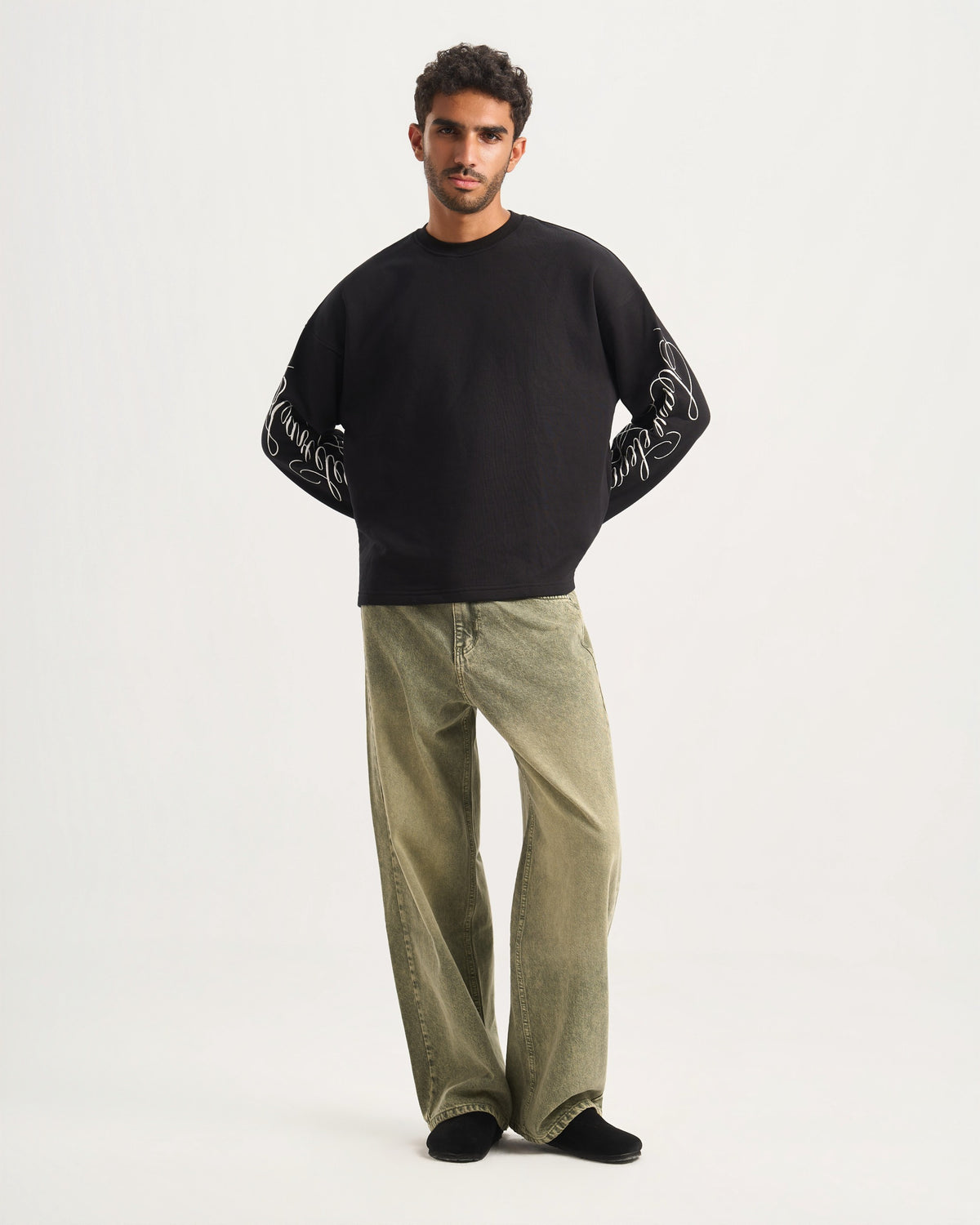 Unisex Olive denim