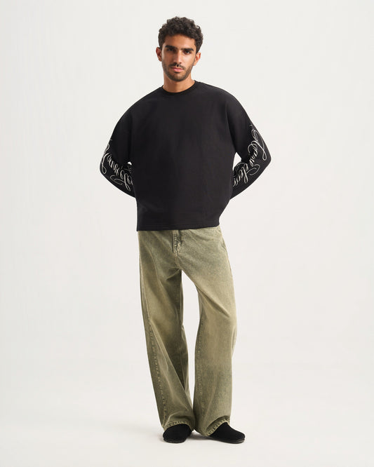 Unisex Olive denim