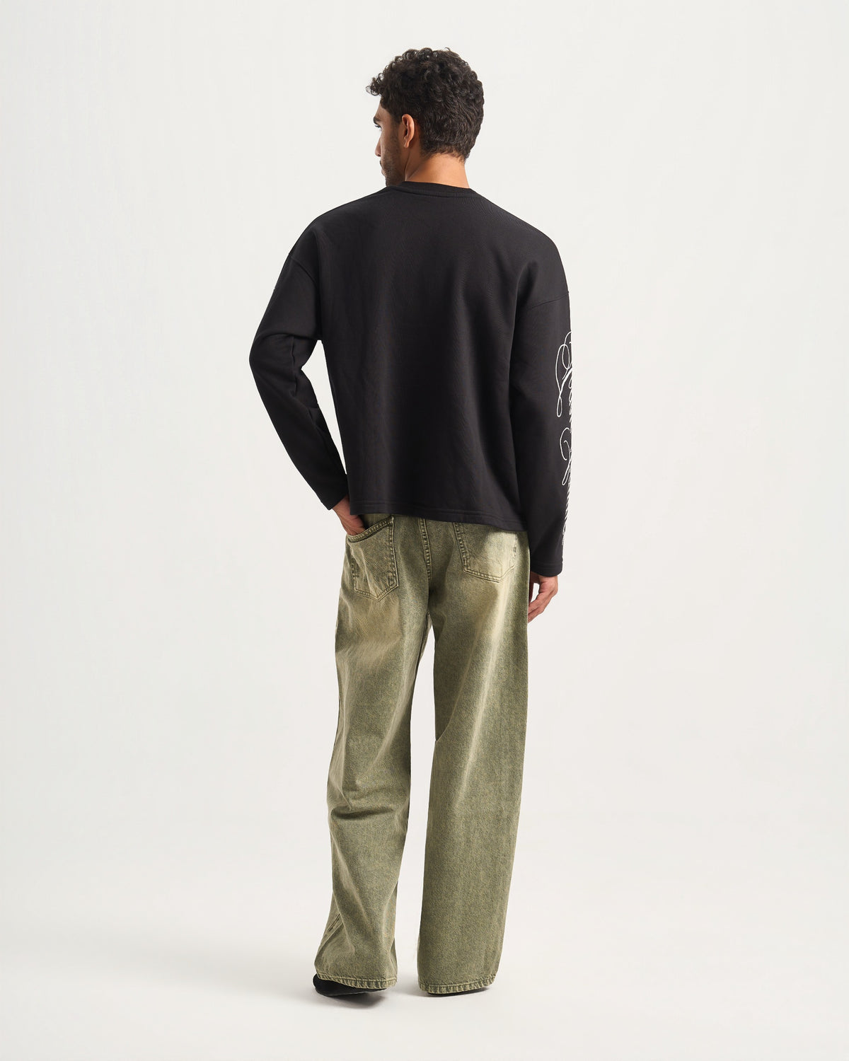 Unisex Olive denim