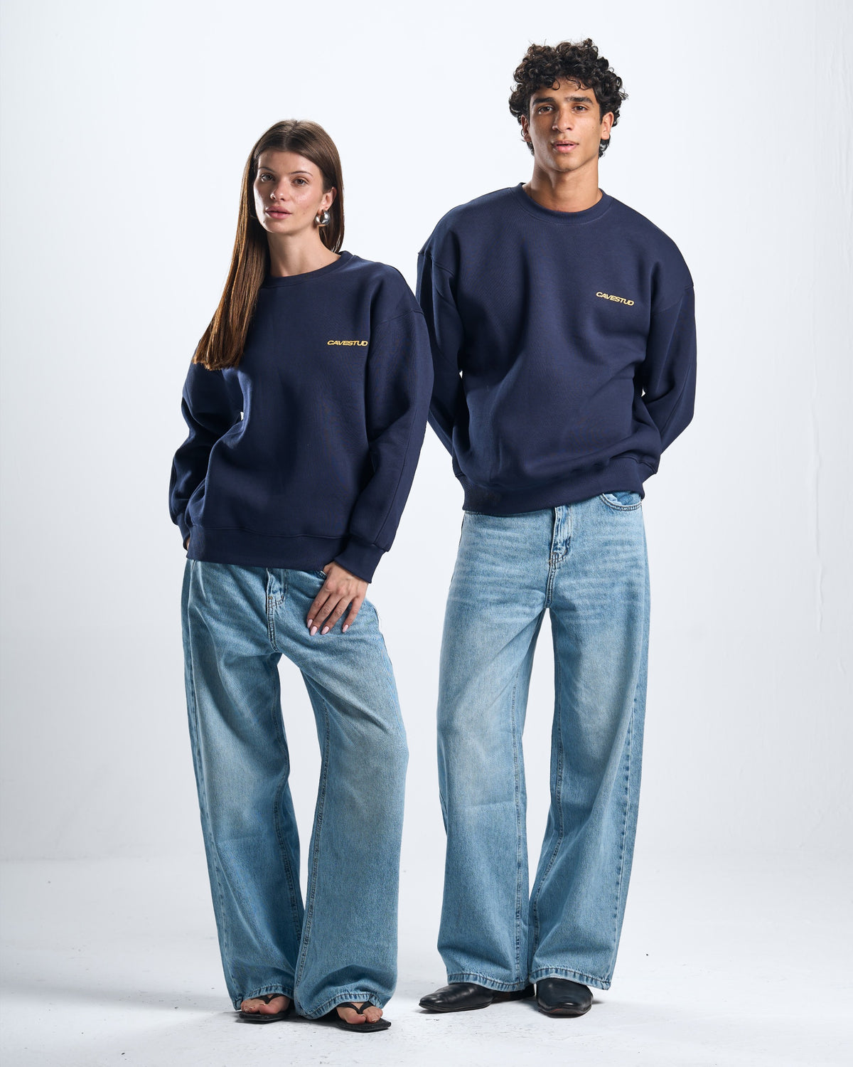 outcast navyblue crewneck