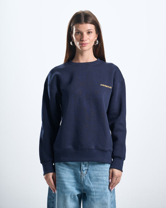 outcast navyblue crewneck