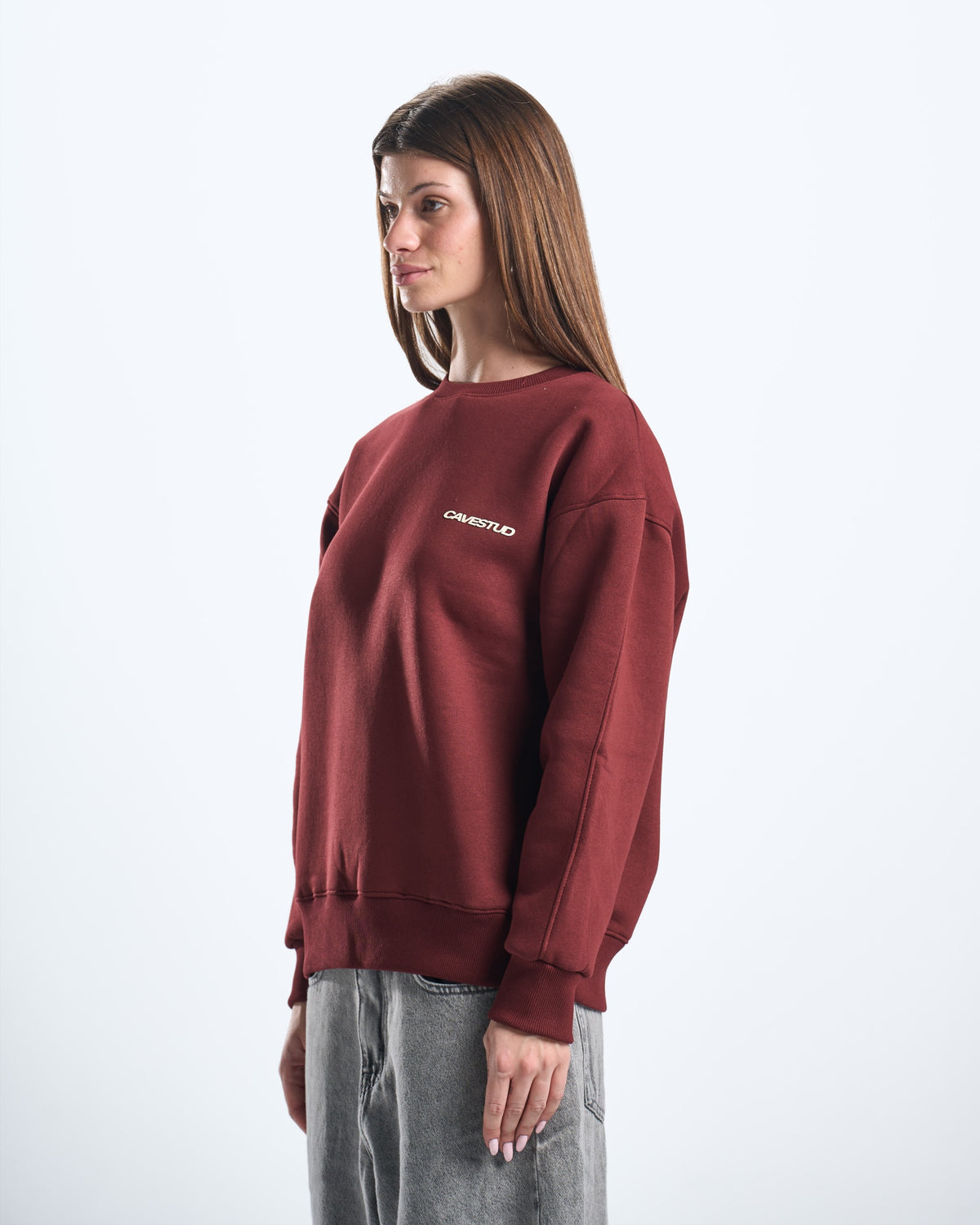 outcast Burgundy crewneck