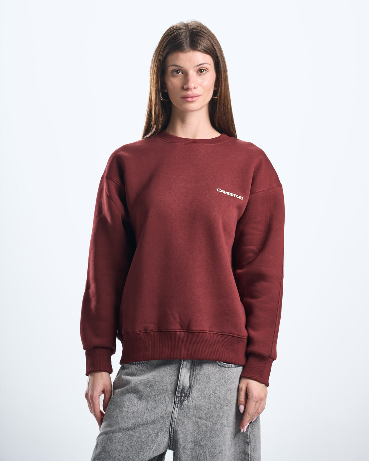 outcast Burgundy crewneck
