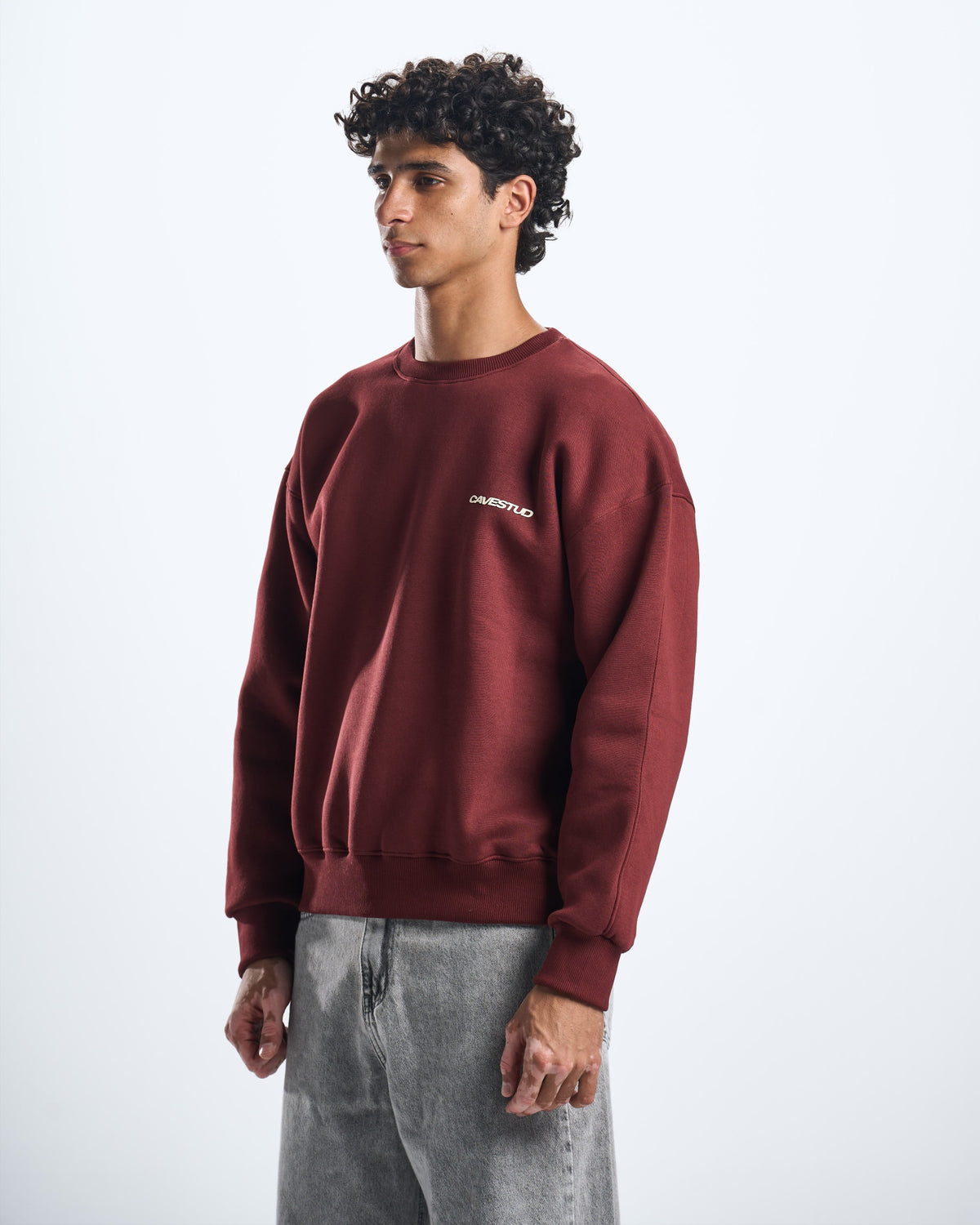 outcast Burgundy crewneck