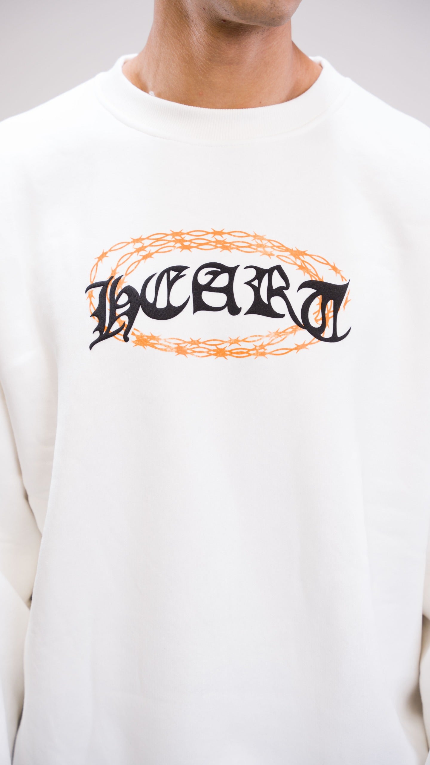 Chain White crewneck