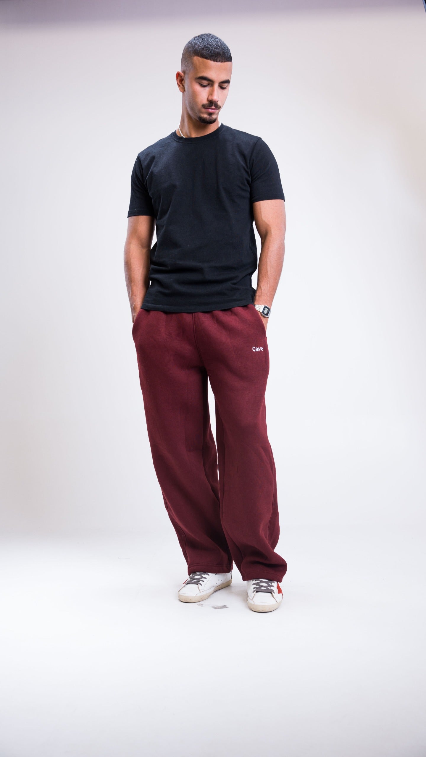 Winter Burgundy Sweatpants