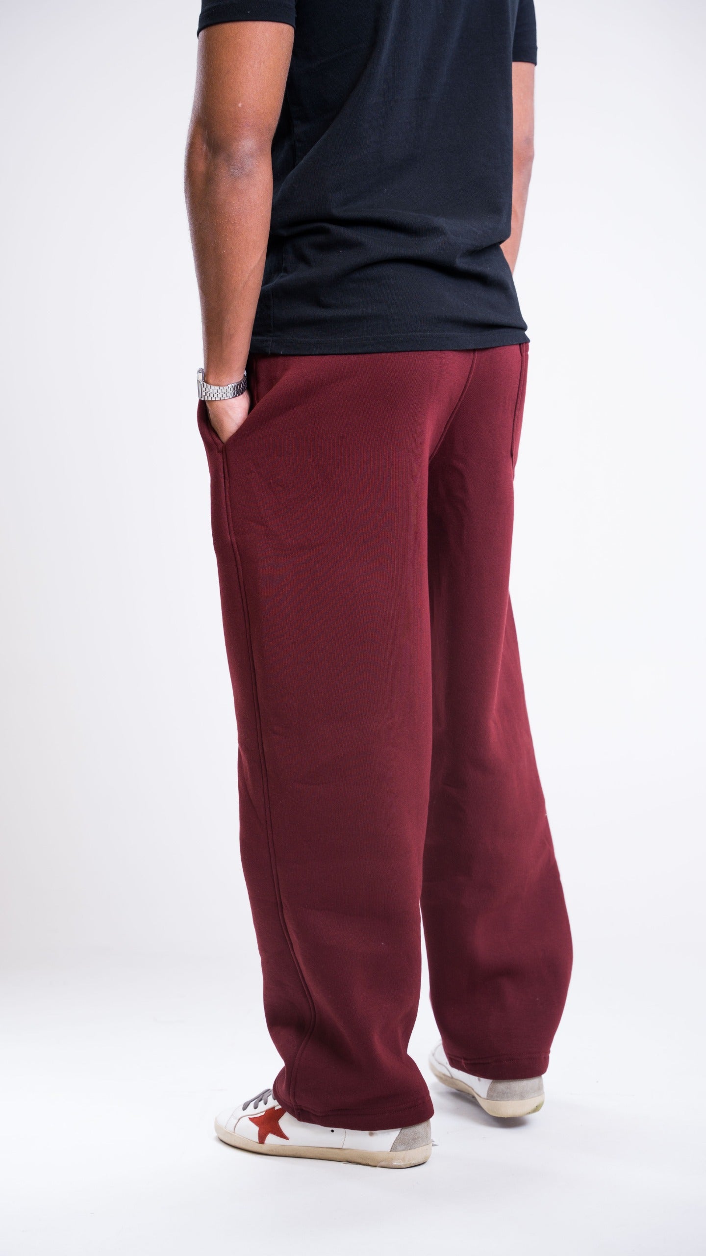 Winter Burgundy Sweatpants