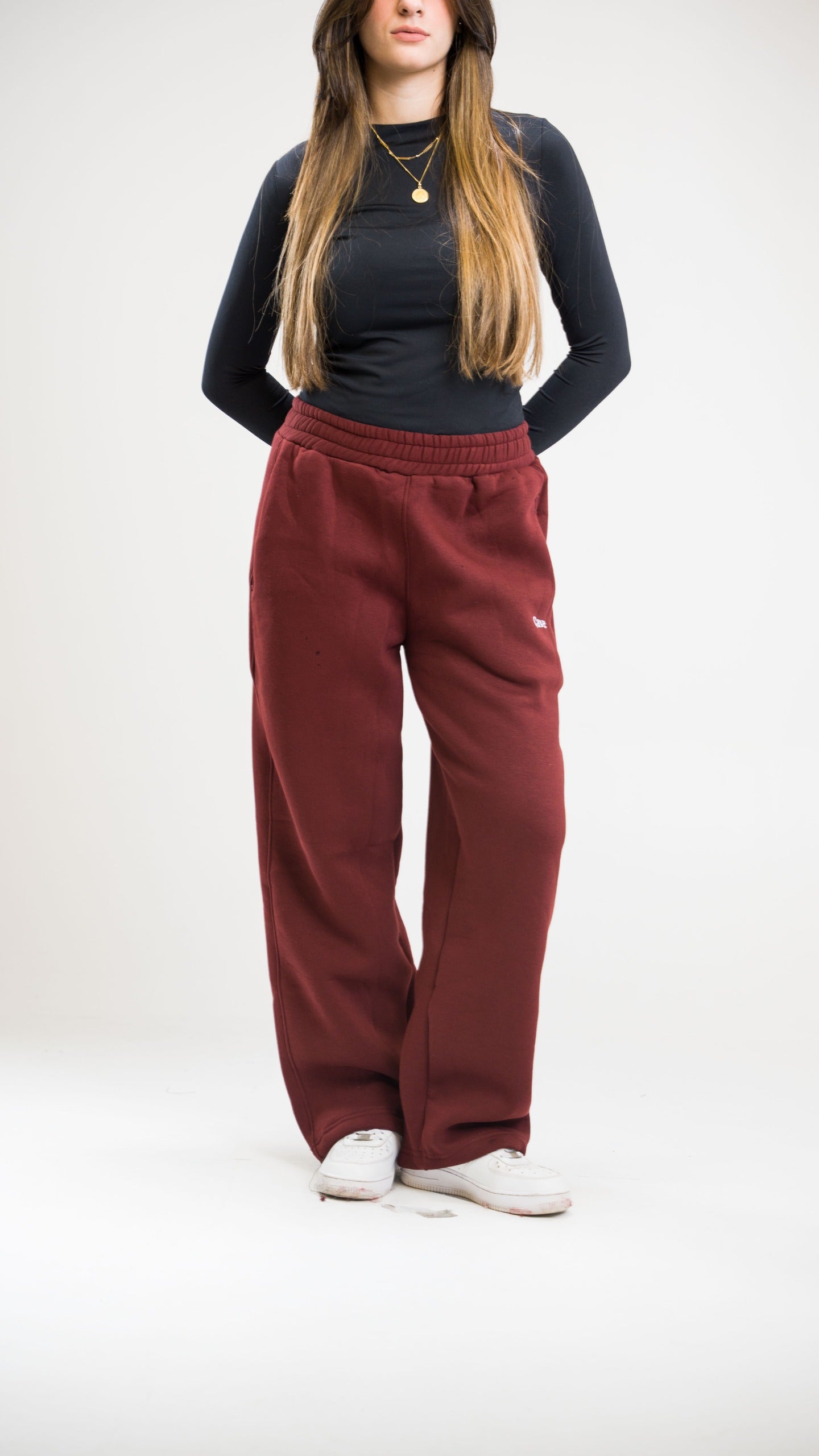Winter Burgundy Sweatpants