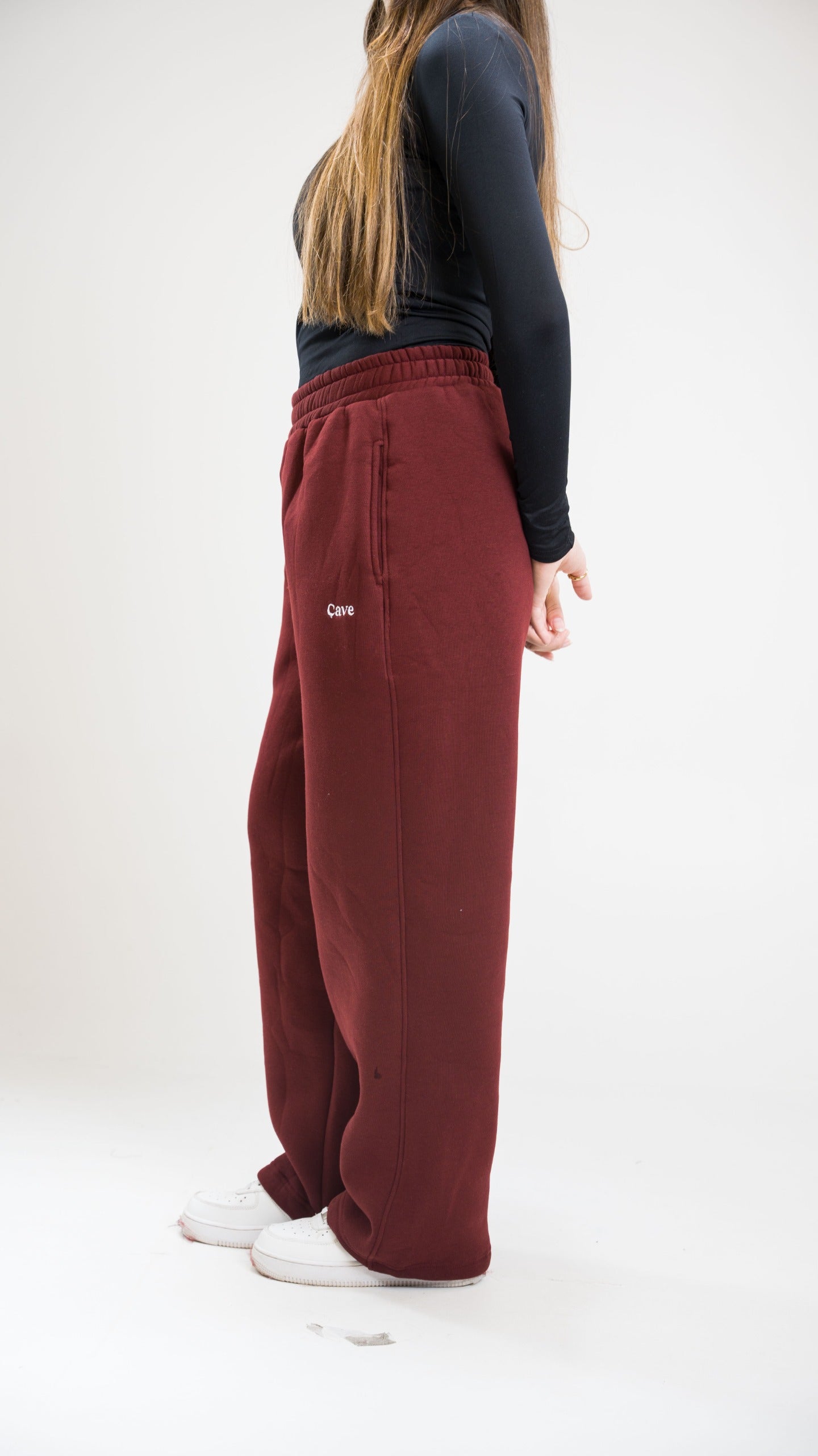 Winter Burgundy Sweatpants