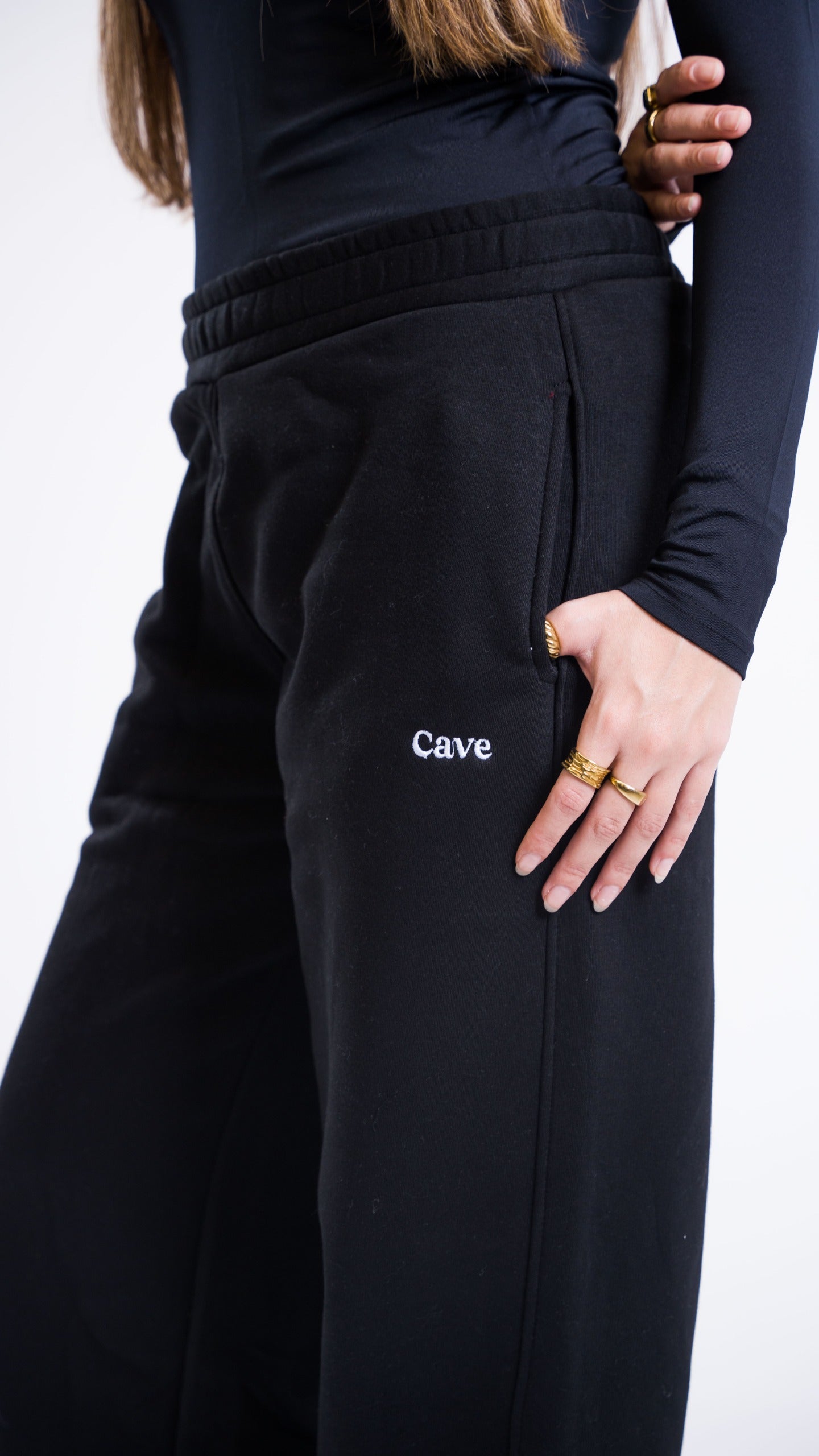 Winter BLACK SWEATPANTS