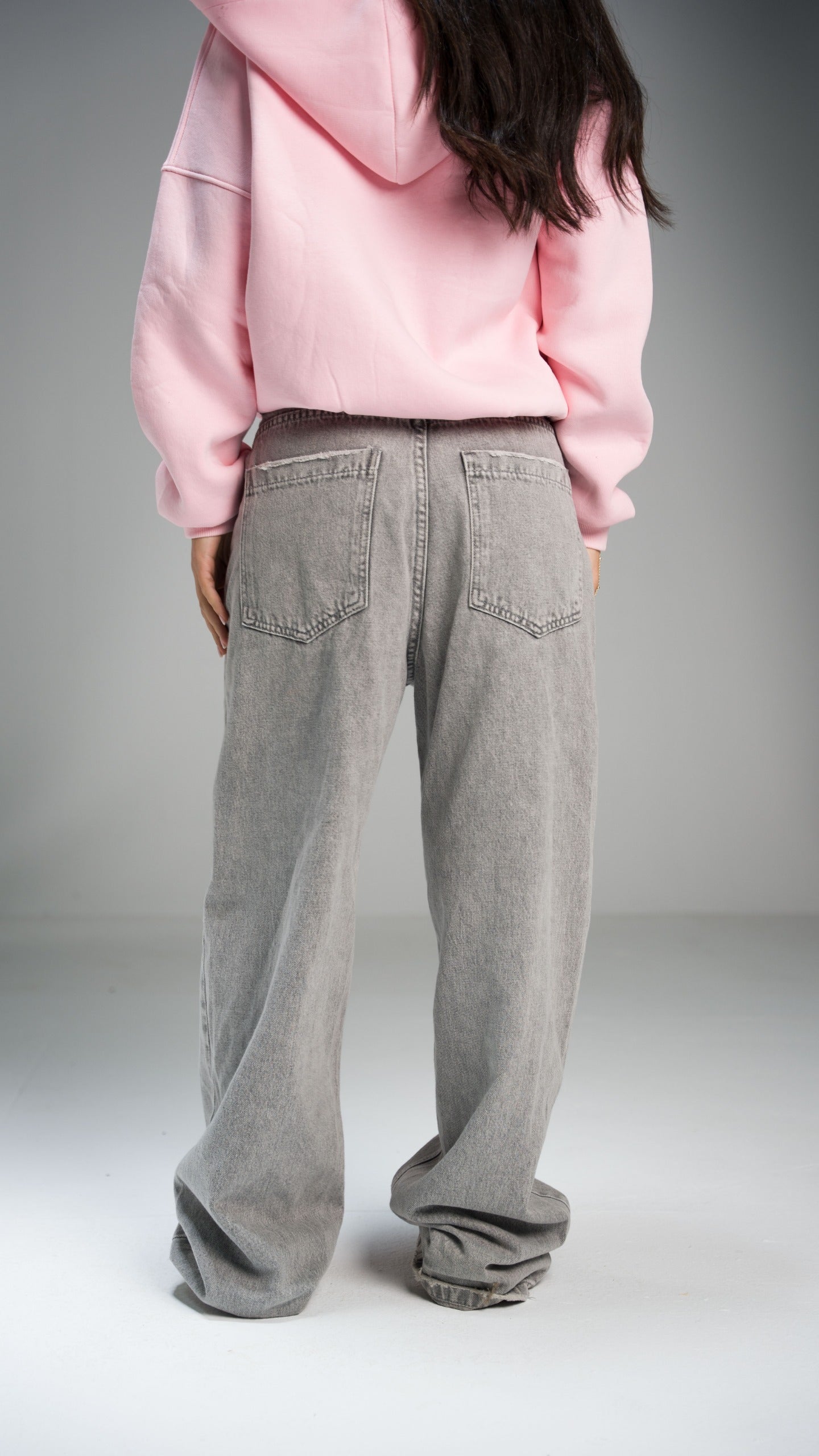 Unisex Grey Denim