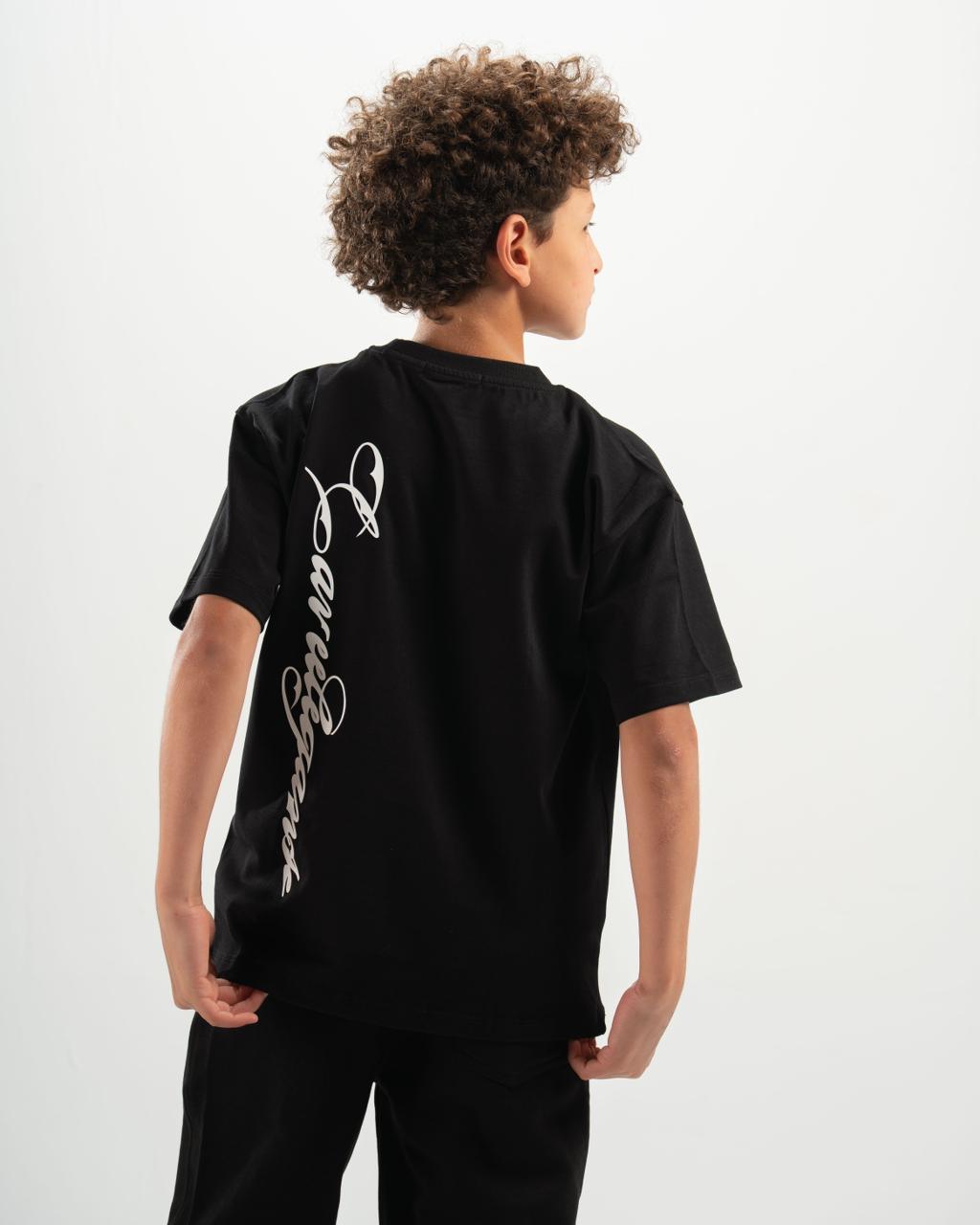 Elegance kids black T-shirt