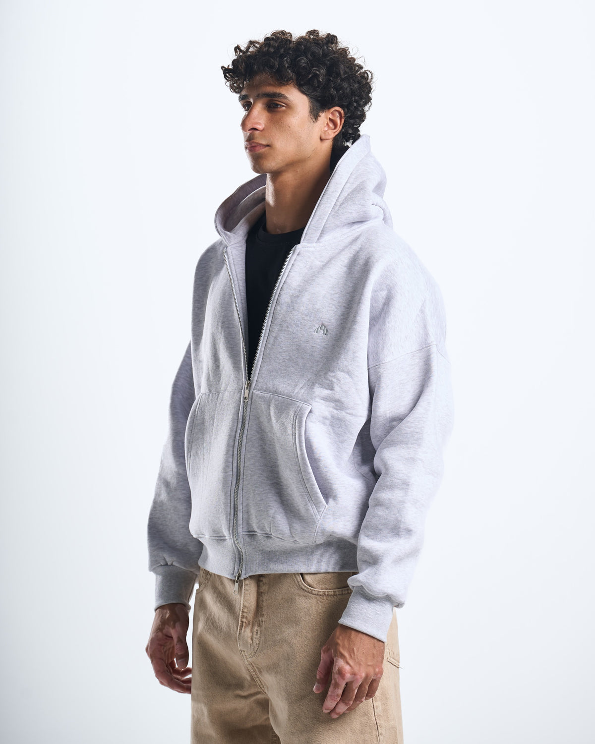 Zipup grey hoodie