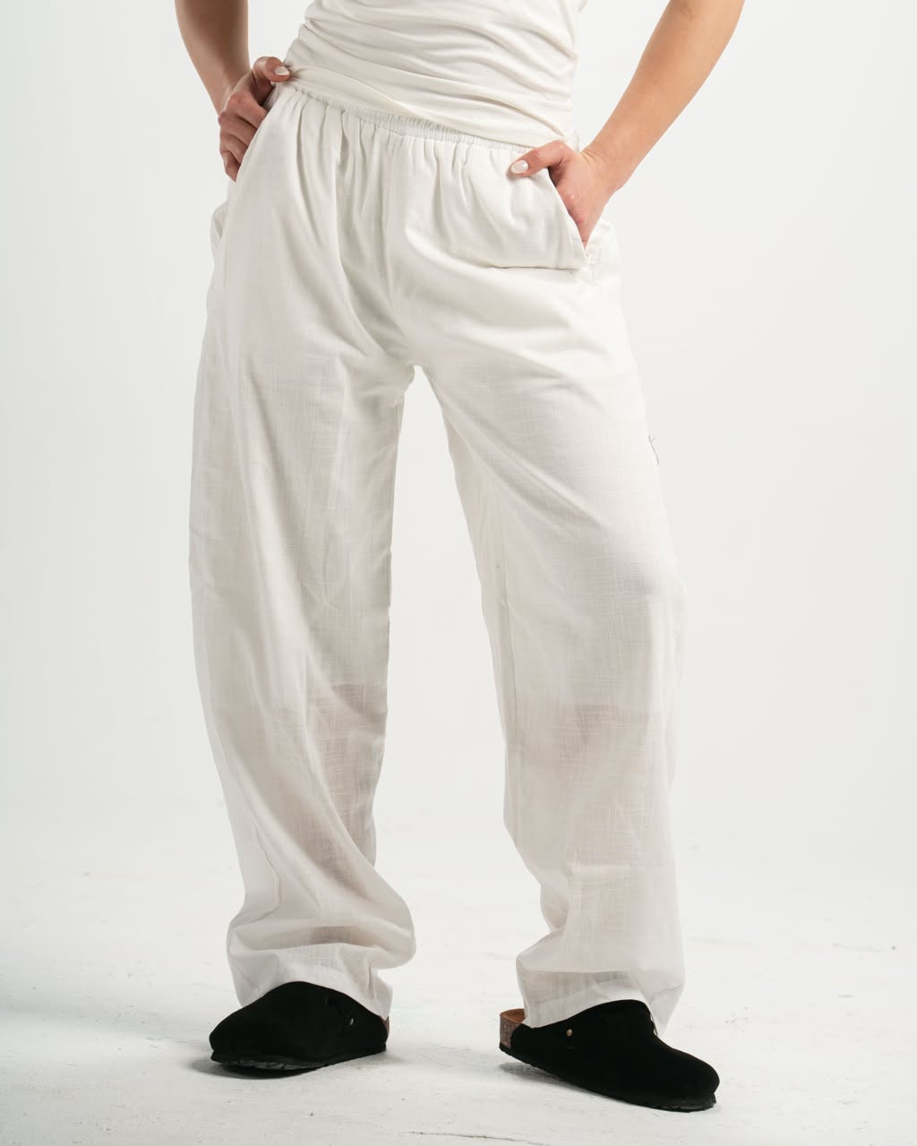 linen white Pants