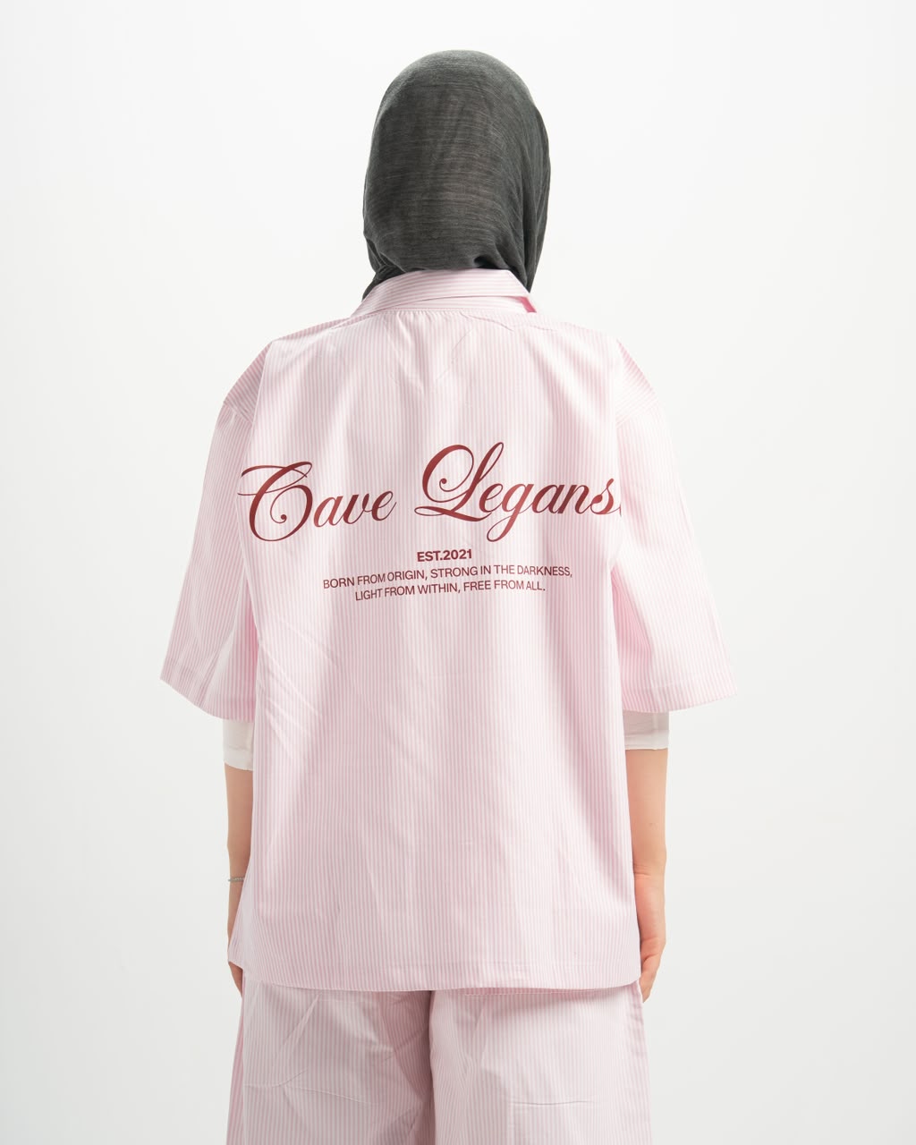 Stripe pink shirt