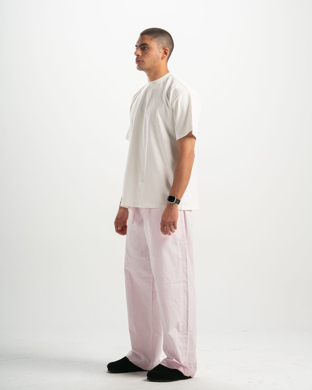 Stripe pink pants