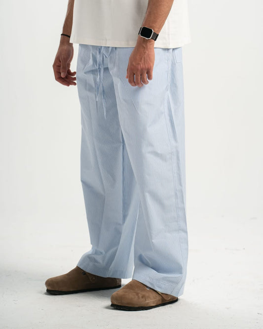 Stripe babyblue pants