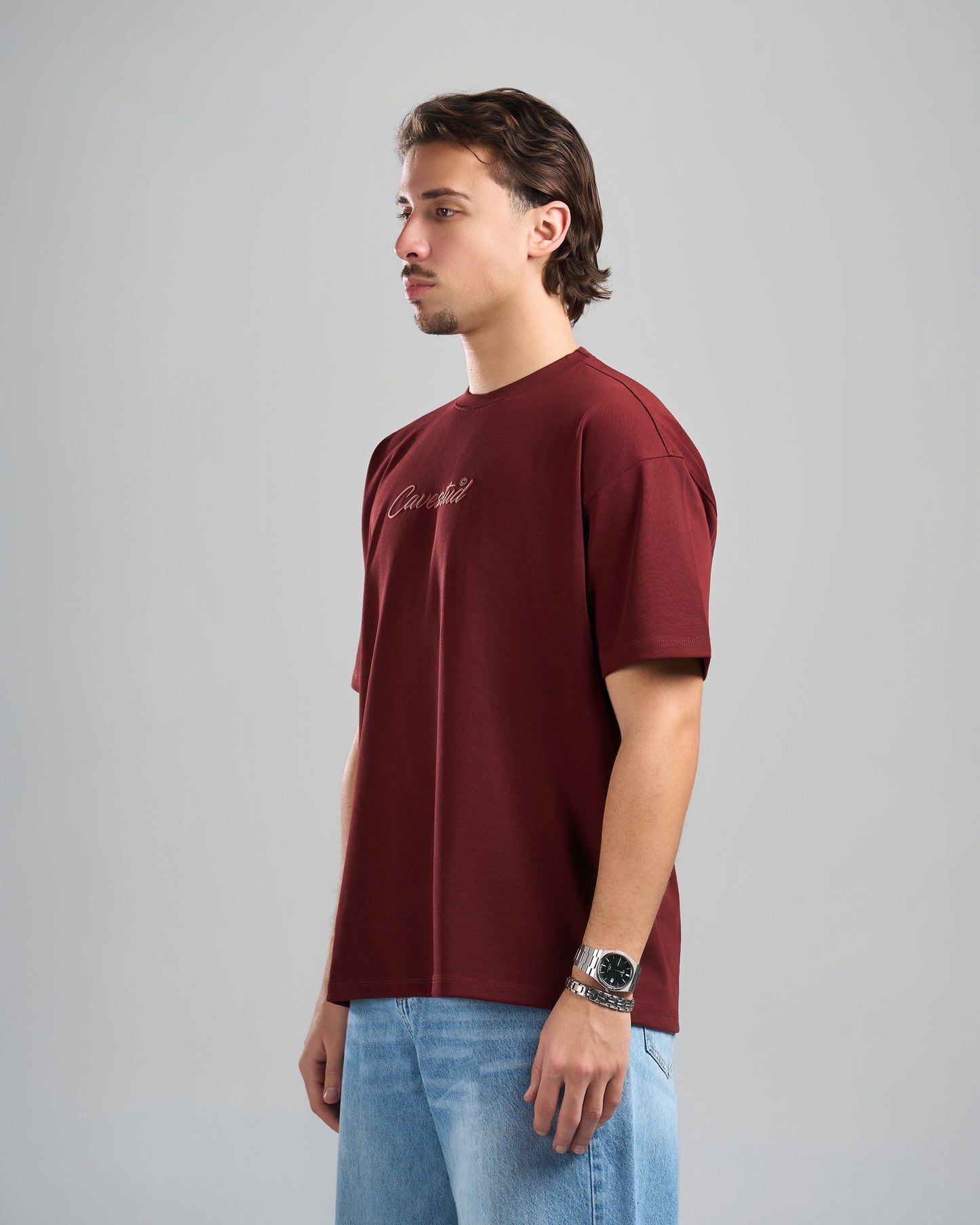 Stud Burgundy T-shirt