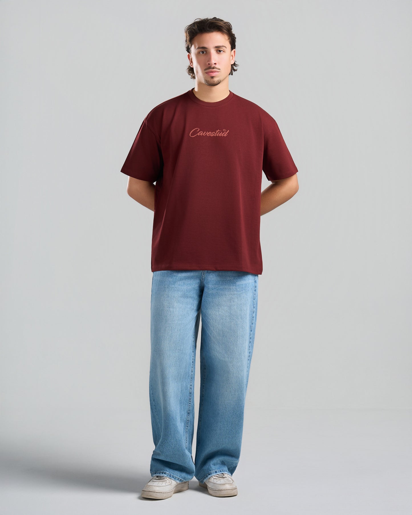 Stud Burgundy T-shirt