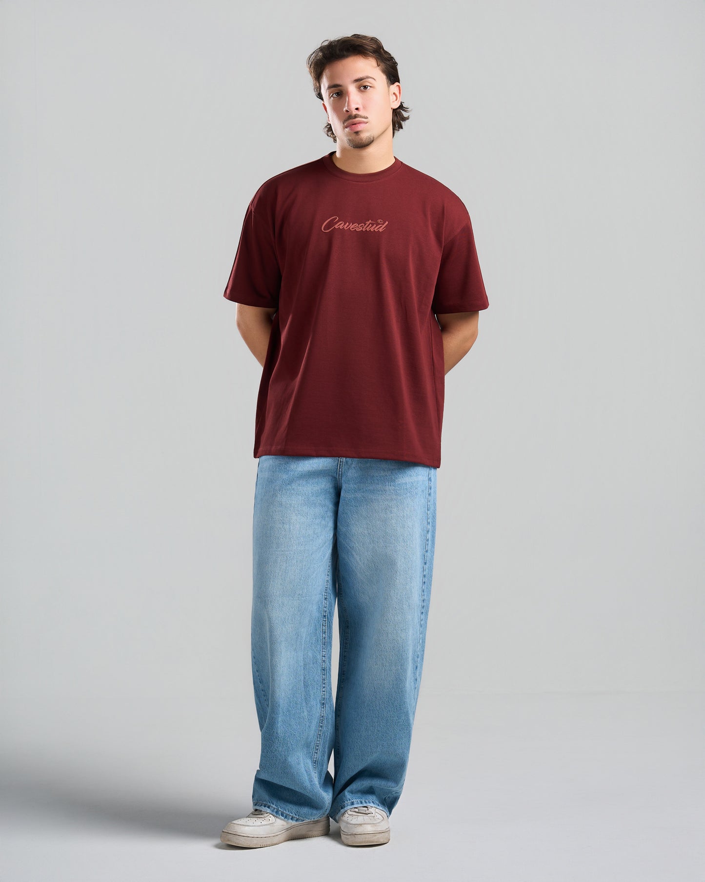 Stud Burgundy T-shirt