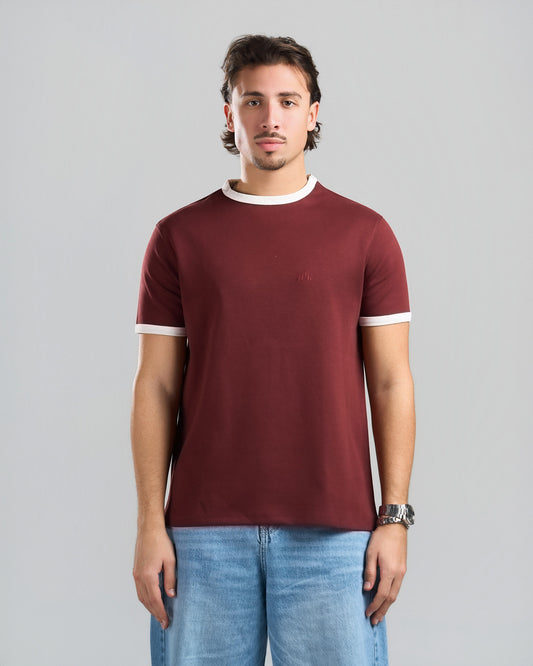 Core burgundy T-shirt