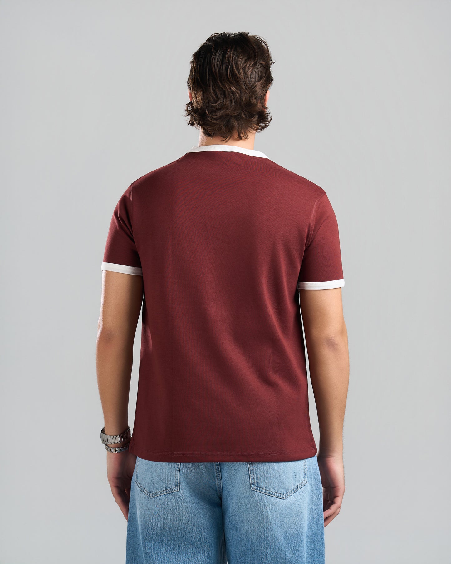 Core burgundy T-shirt