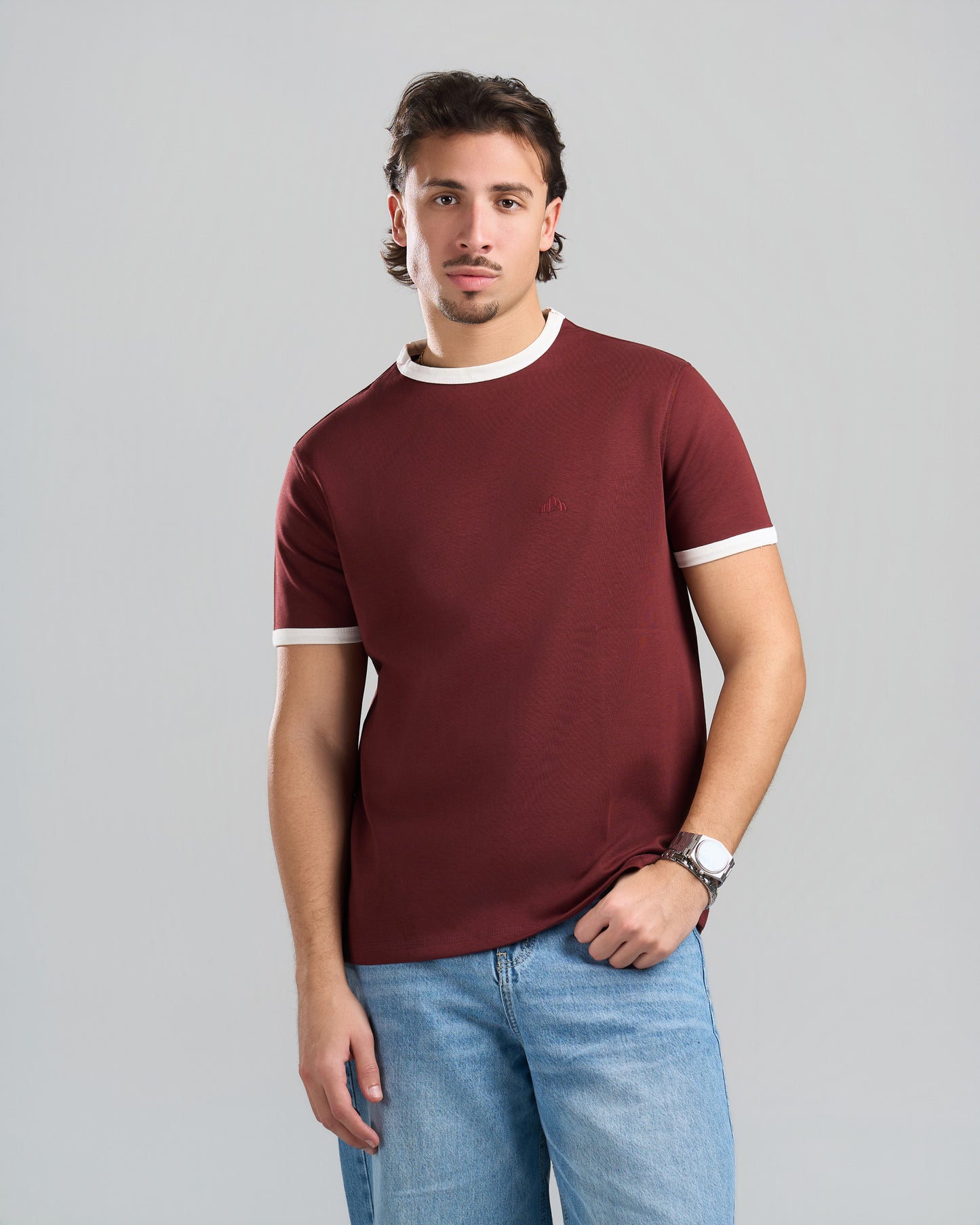 Core burgundy T-shirt