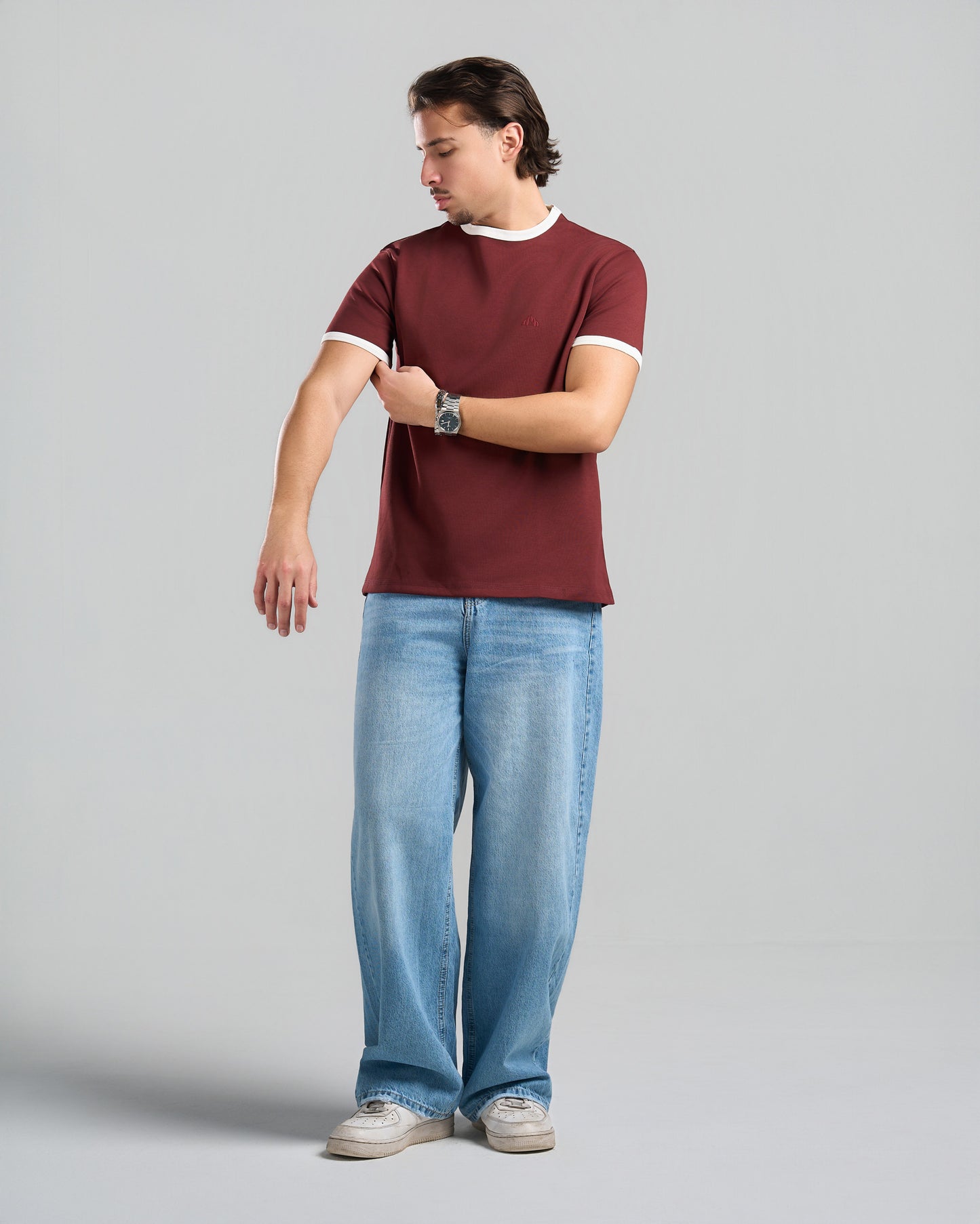 Core burgundy T-shirt