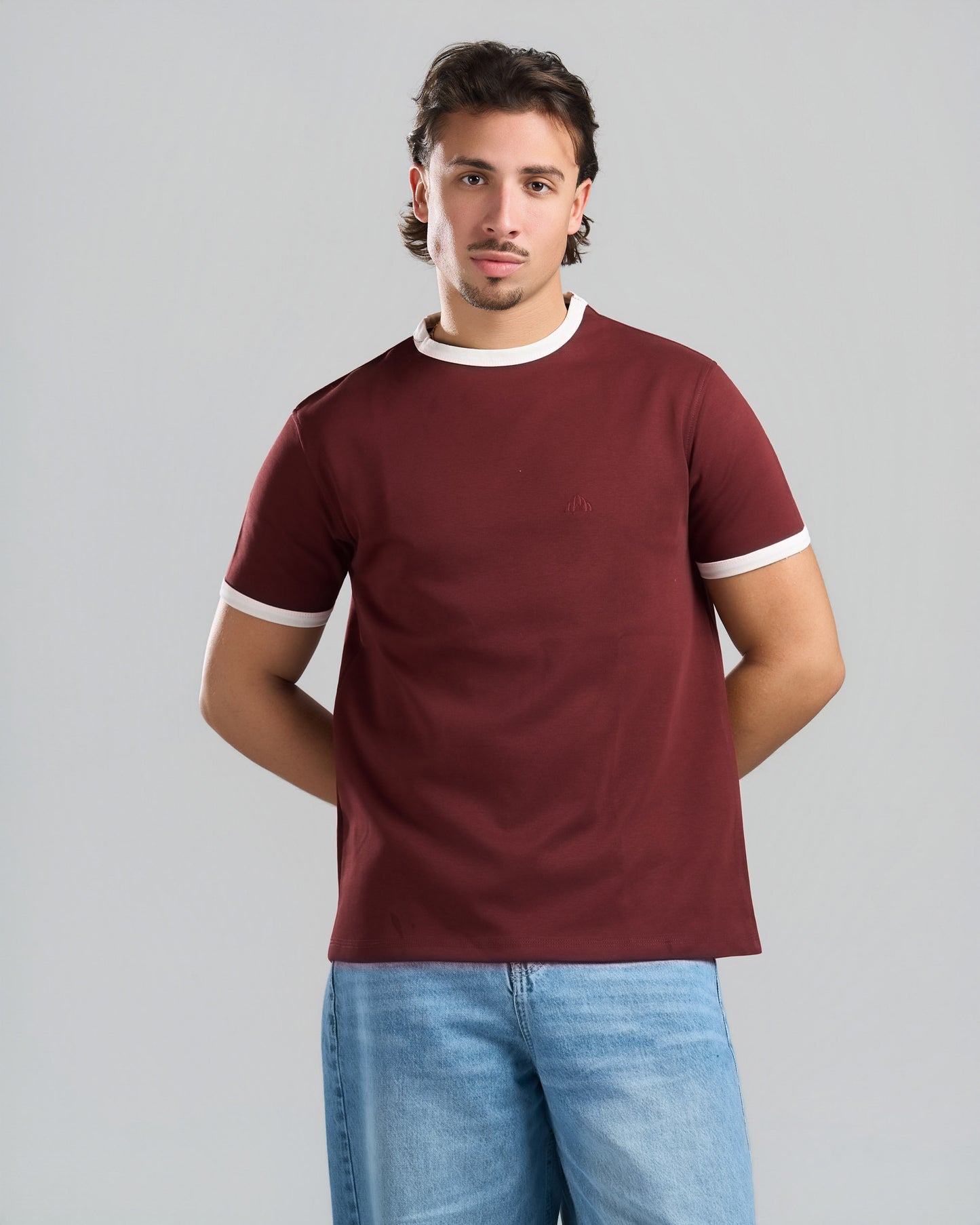 Core burgundy T-shirt