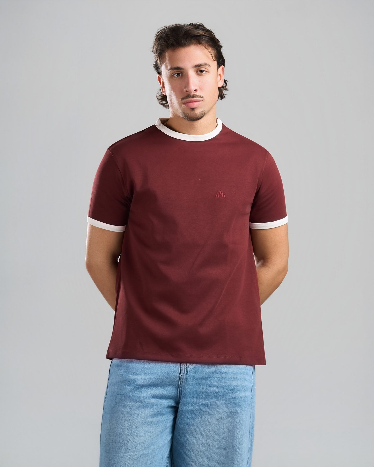 Core burgundy T-shirt