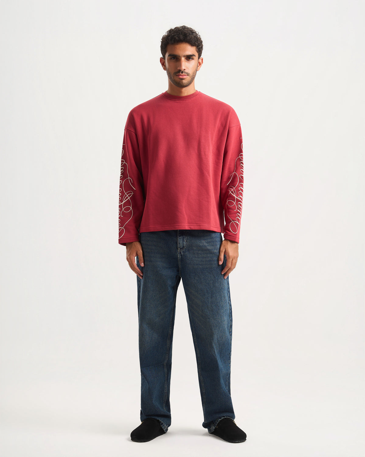 Wideleg Navyblue Denim