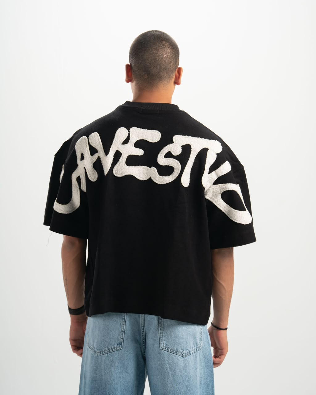 Shadow fur black T-shirt