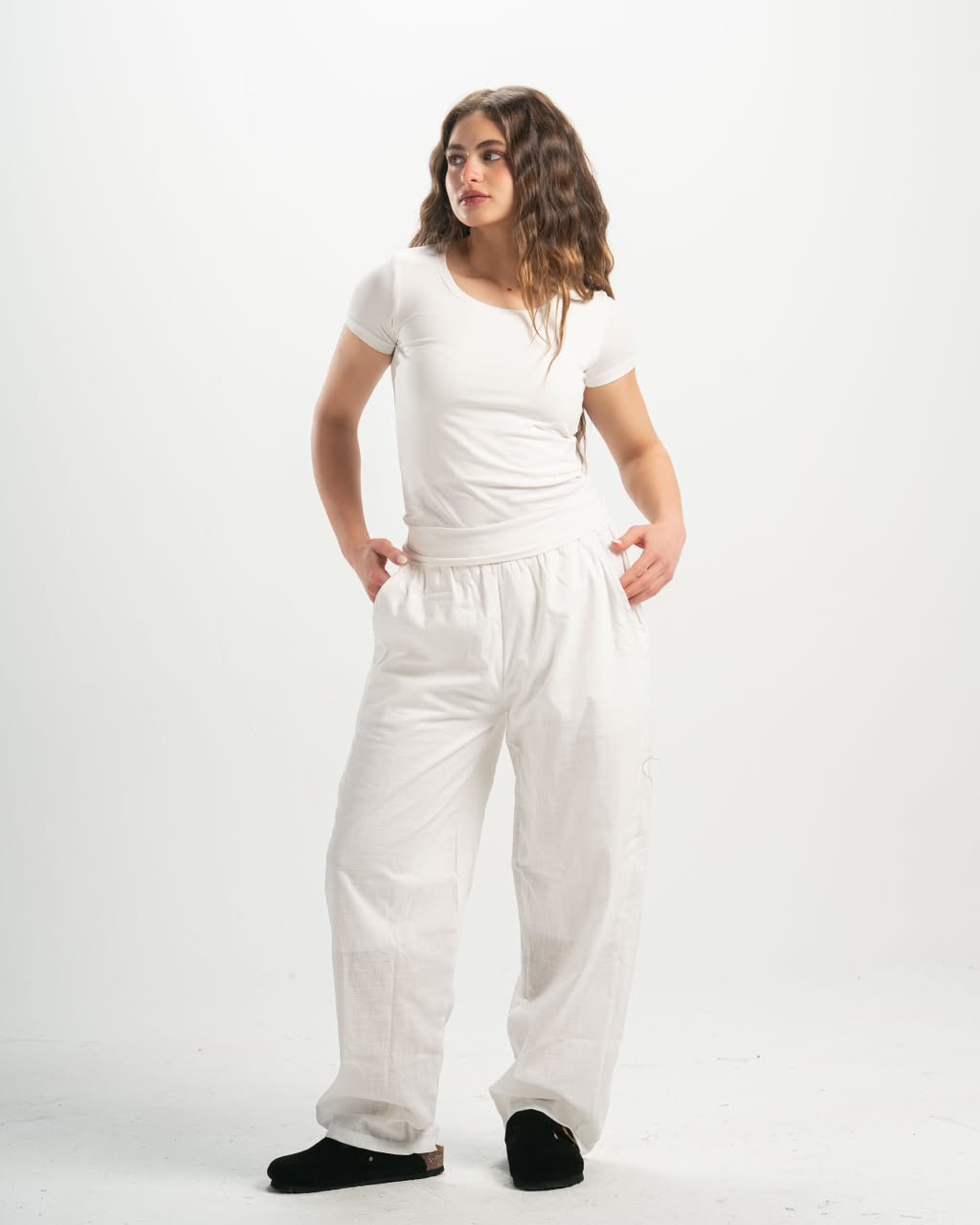 linen white Pants
