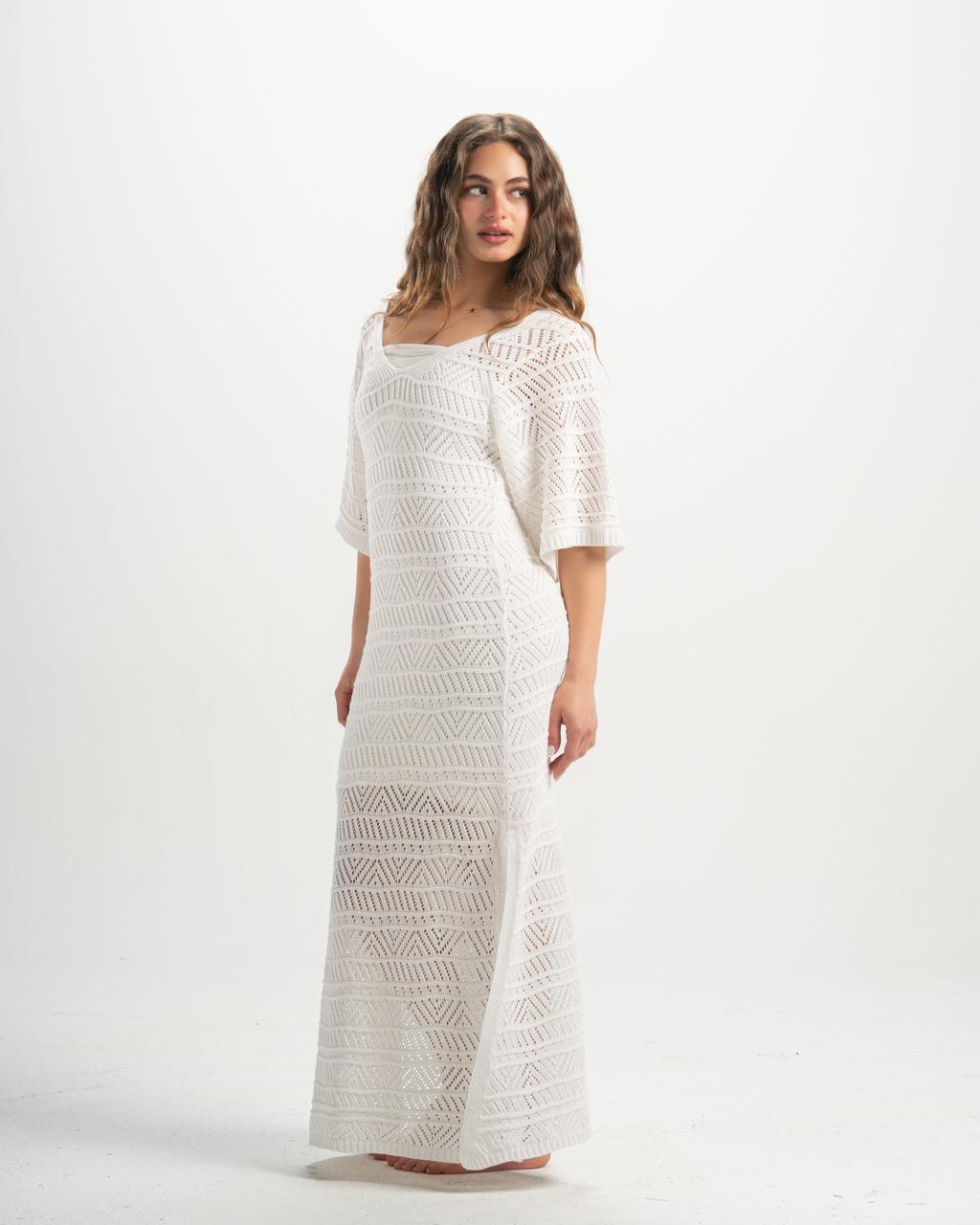 Knitted summer dress